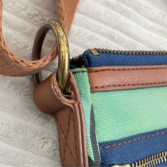 Fossil Eliza Multicolor Coated Canvas Crossbody Bag - Picture 5 of 8